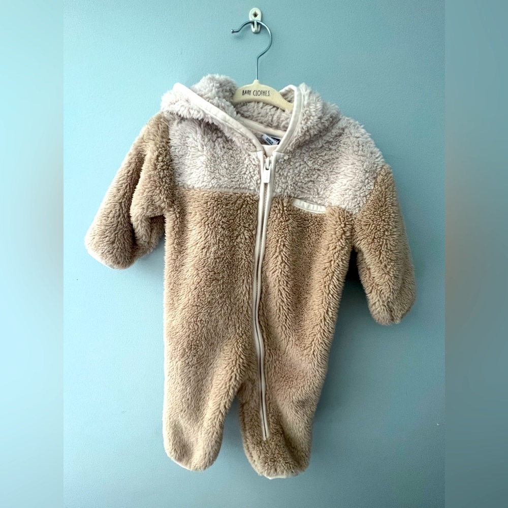 Old Navy footless baby sherpa suit